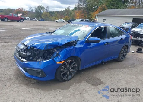 2021 Honda Civic Sport from USA, damaged, VIN 19XFC2F80ME002712